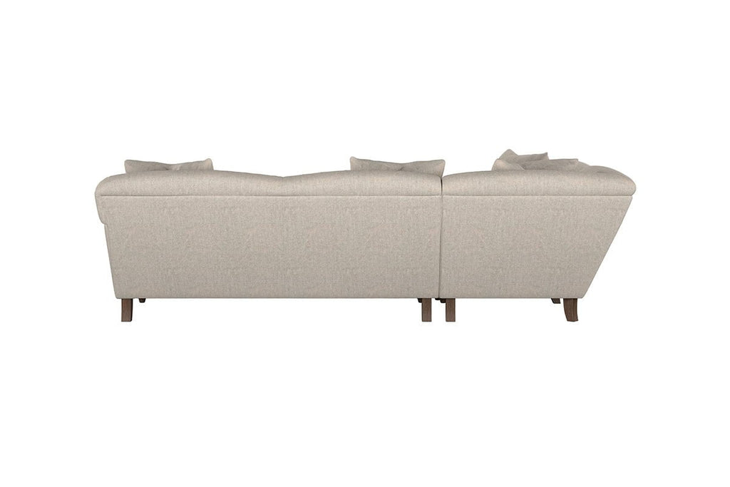 Deni Large Left Hand Corner Sofa - Brera Linen Charcoal