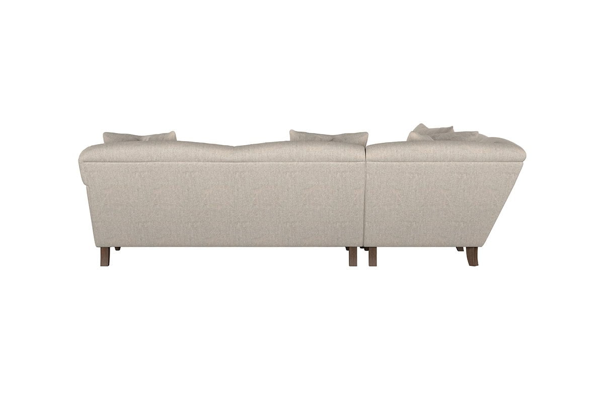 Deni Large Left Hand Corner Sofa - Brera Linen Granite