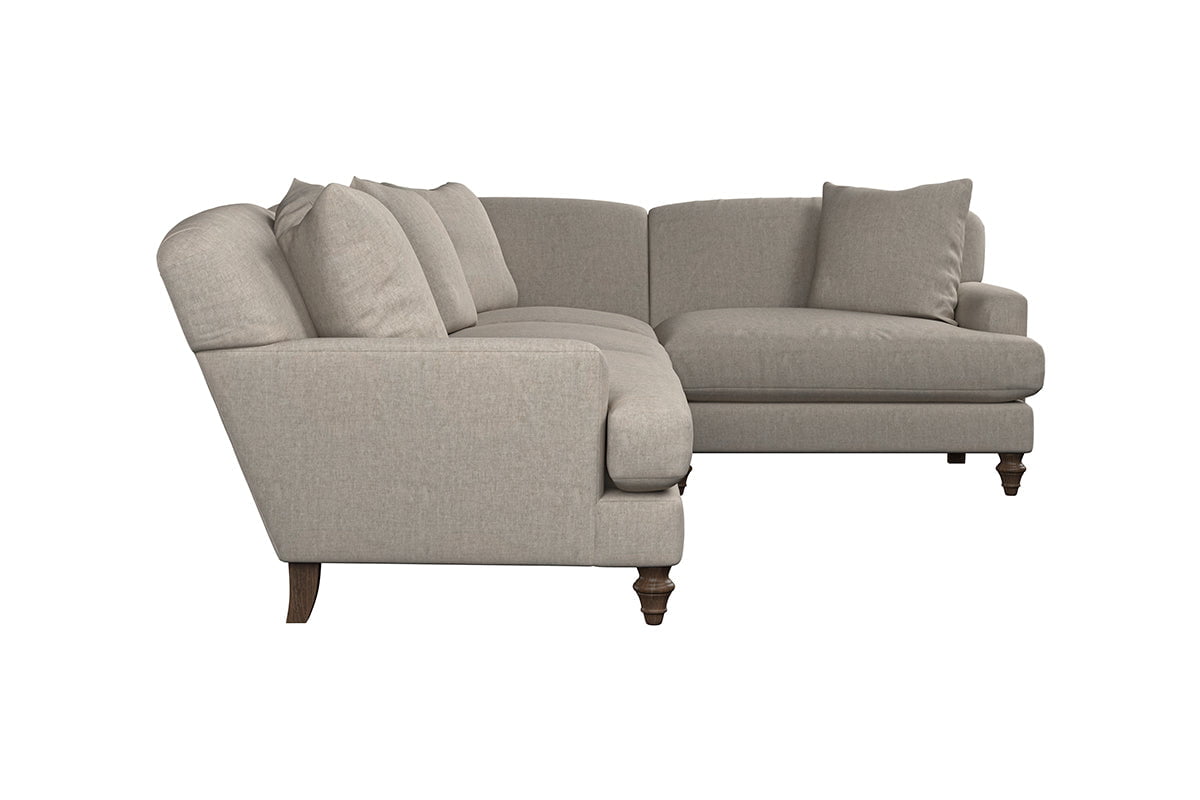 Deni Large Right Hand Corner Sofa - Brera Linen Pebble