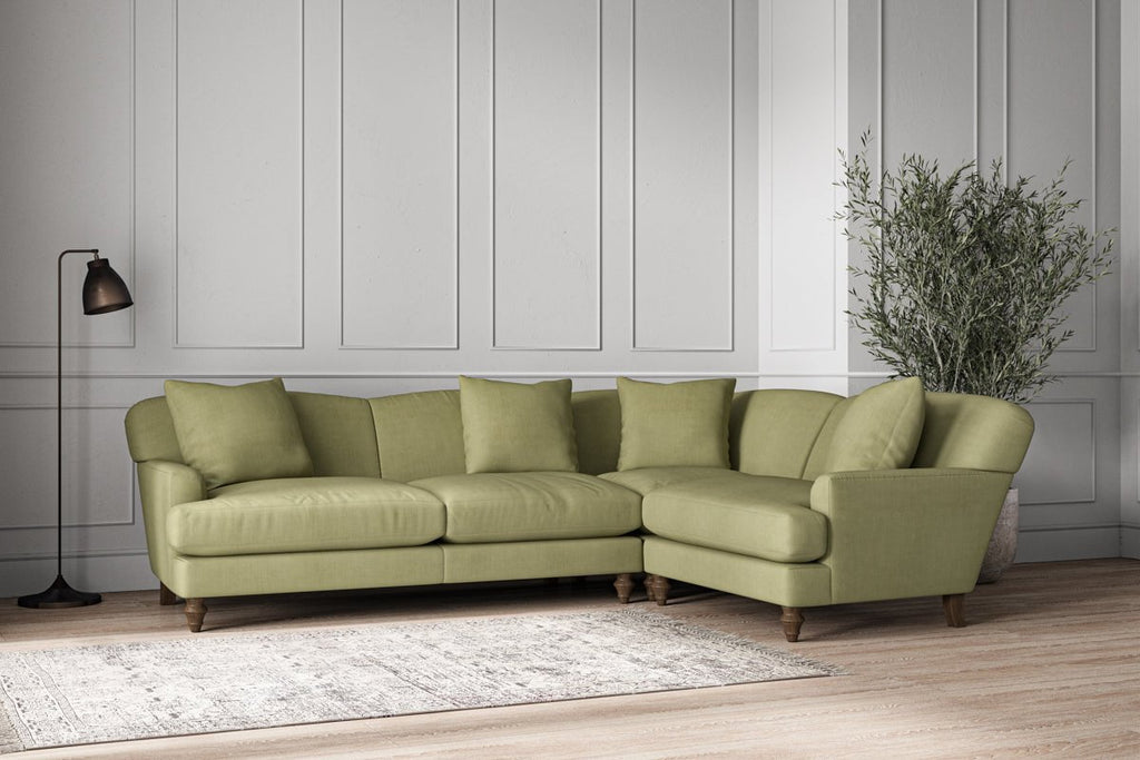 Deni Large Right Hand Corner Sofa - Brera Linen Sage