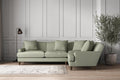 Deni Large Right Hand Corner Sofa - Recycled Cotton Seaspray