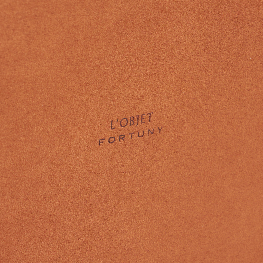 Fortuny Laotze Butler Tray - Oxblood Spice + Gold