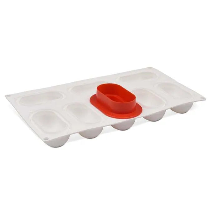 Pillow 80 Silicone Mold with Cutter - 8 Forms