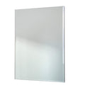 Red Co. Modern Minimalist Rectangular Wall Mirror, Frameless with Beveled Edge, Large