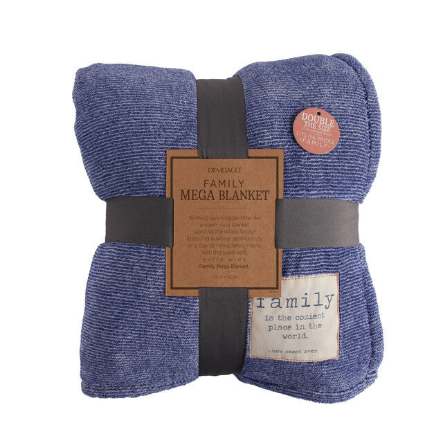 Together Time Family Mega Blanket – Blue