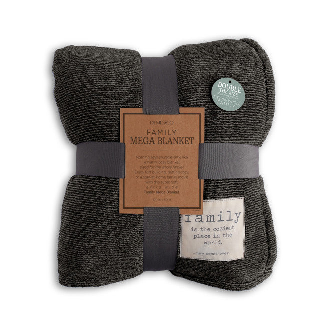 Together Time Family Mega Blanket – Black